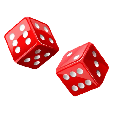 two red dice on a white background