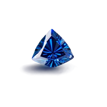 a blue diamond on white background