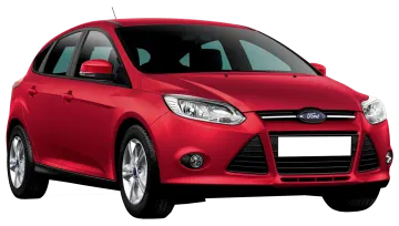 a red ford focus