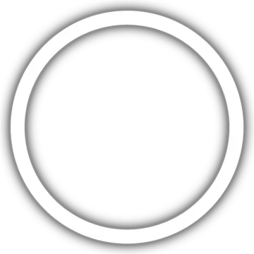 a white circle with a shadow on it