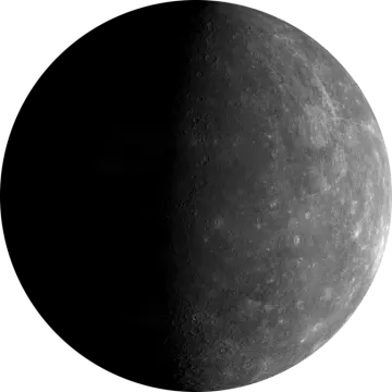 an image of the moon in black and white