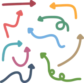 an image of a group of people in different colors