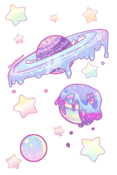 a drawing of a spaceship with stars around it