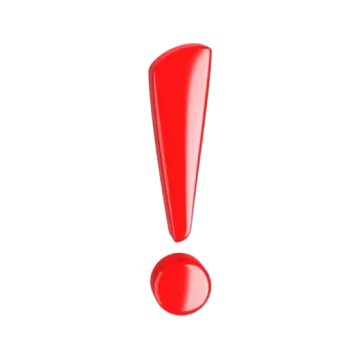 a red nail on a white background