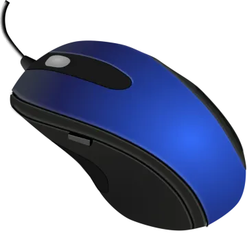 a computer mouse on a white background