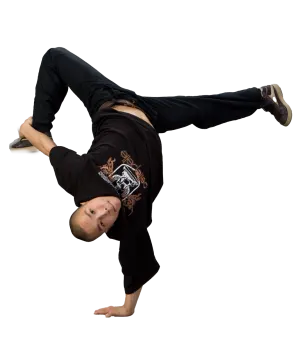 a man doing a trick on a skateboard