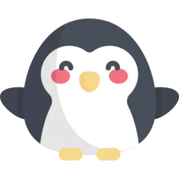 an image of a penguin with red eyes