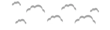 a white background with several shadows on it