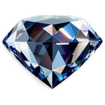 a blue diamond on white background