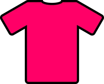 a pink t - shirt