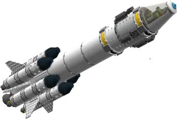 an artist's rendering of a rocket