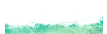 a green and white watercolor background