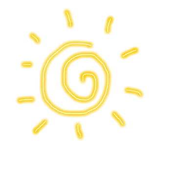 a yellow light bulb on a white background
