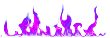 fire flames on a white background