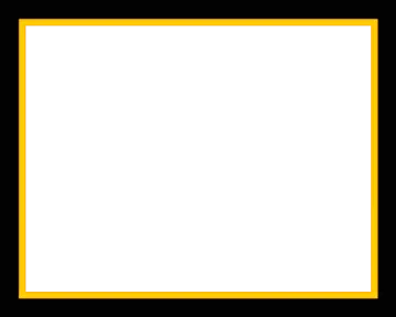 a yellow frame on a black background