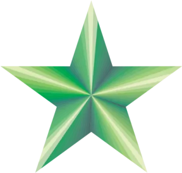 a green star