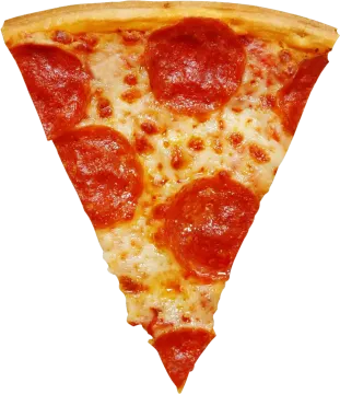 a slice of pizza
