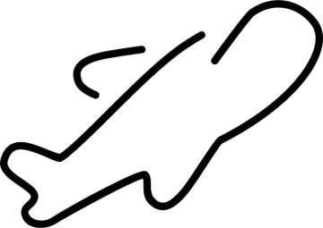 a black and white drawing of a rocket