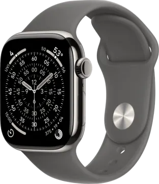 the apple watch is shown in this image