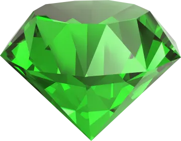 a green diamond