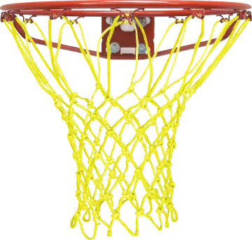 a basketball net with ropes attached to it