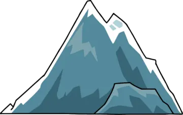 a mountain with snow on it