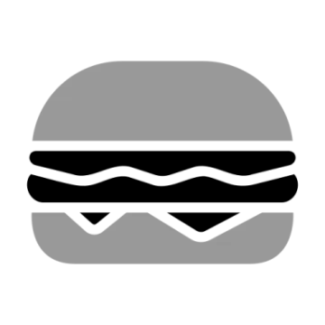 a hamburger icon on a white background
