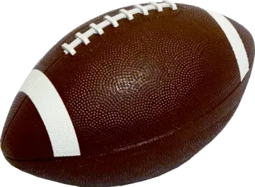 a football on a white background