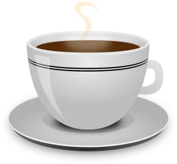 a cup of coffee on a saucer