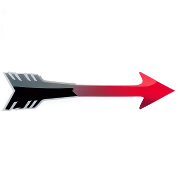 a red and black arrow pointing to the right