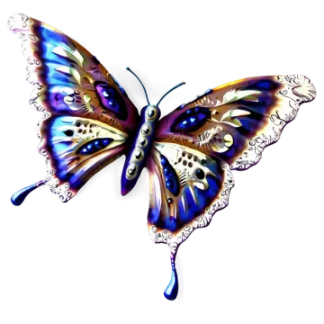 a colorful butterfly on a white background