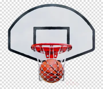 a basketball hoop on a transparent background