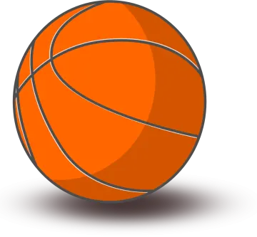 a basketball ball on a white background
