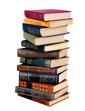 a stack of books