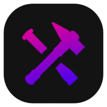 the hammer and nail icon on an iphone
