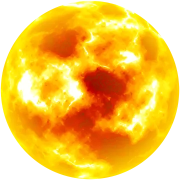 an image of the sun on a white background