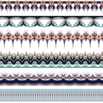 a set of abstract patterns in blue and white