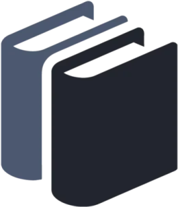 a black book with a white background