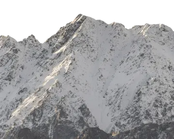 a snow covered mountain
