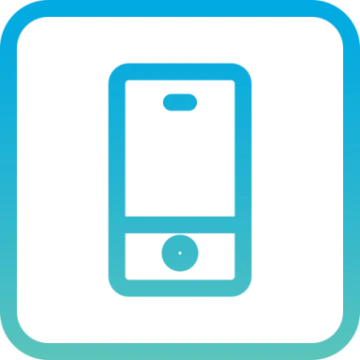 an icon of a cell phone