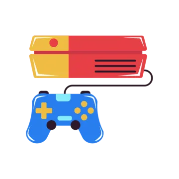 an illustration of a video game controller