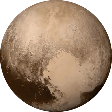 an image of the planet pluto