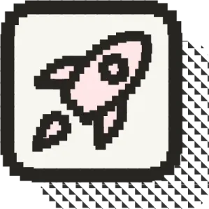 an image of a pink flower in a square frame