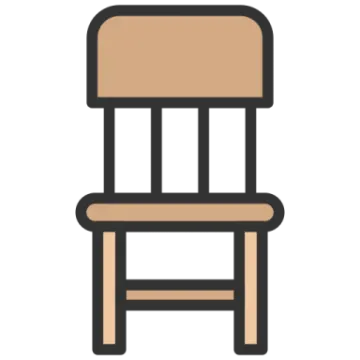 a wooden chair