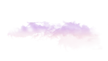 a pink cloud on a white background