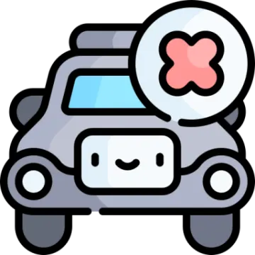 a car with a heart on the hood