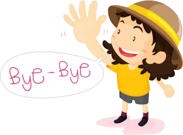a girl with her hand up in the air