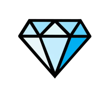 a diamond icon