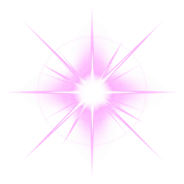 a white star in the center of a circle