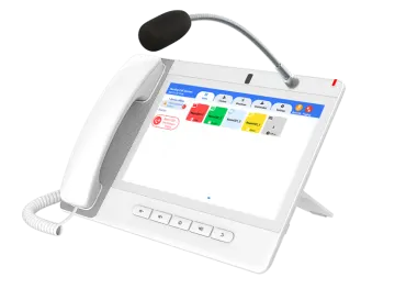 an image of a phone with a headset on it